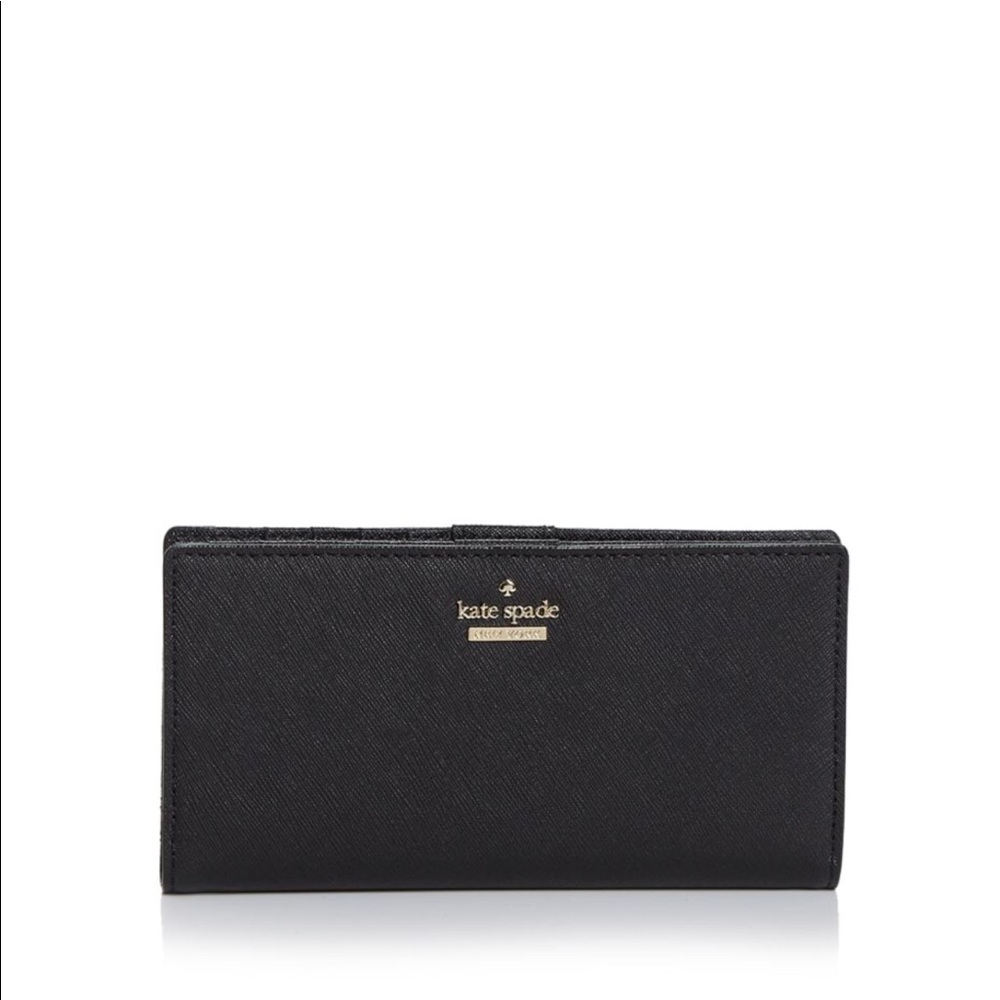 Brand New with tags Kate spade Stacy wallet black